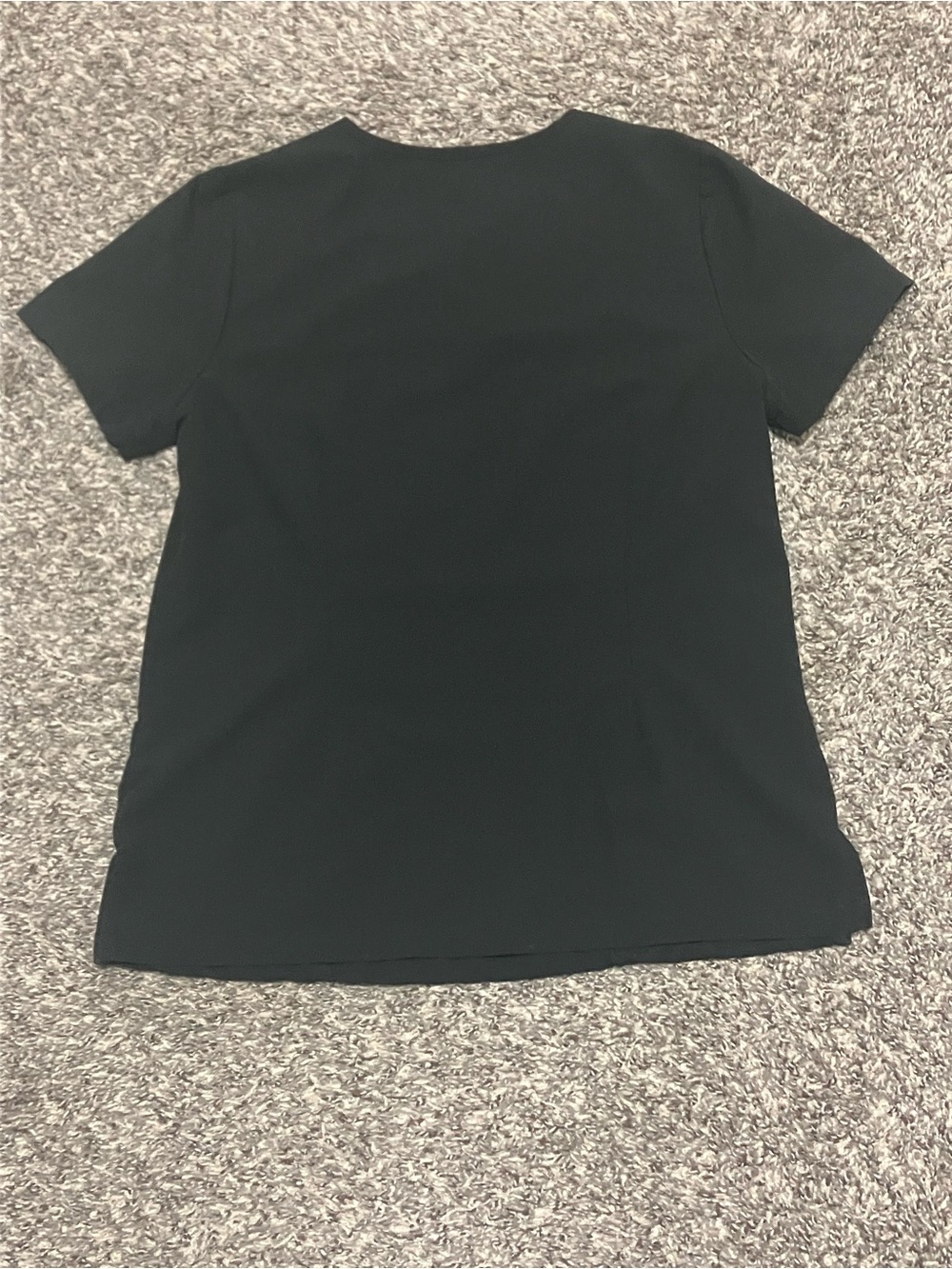 Mandala 6 Black Scrub Top Size Small